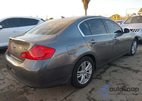 2012 Infiniti G25 Journey from USA, damaged, VIN JN1DV6AP7CM813014